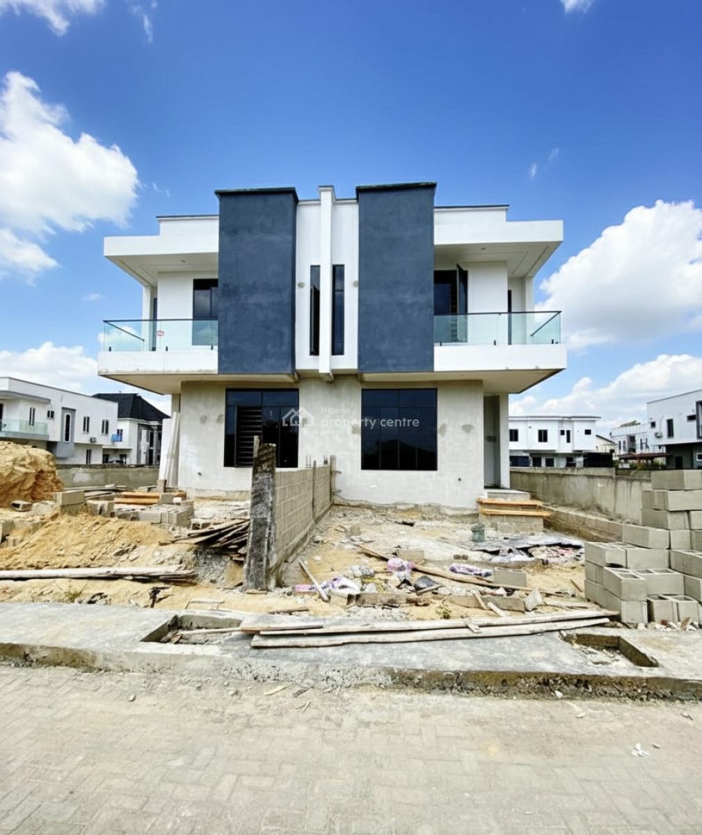 Well-detailed 4-bedroom Semi-detached Duplex (almost Completed), Abraham Adesanya, Ajah, Lagos, Semi-detached Duplex for Sale