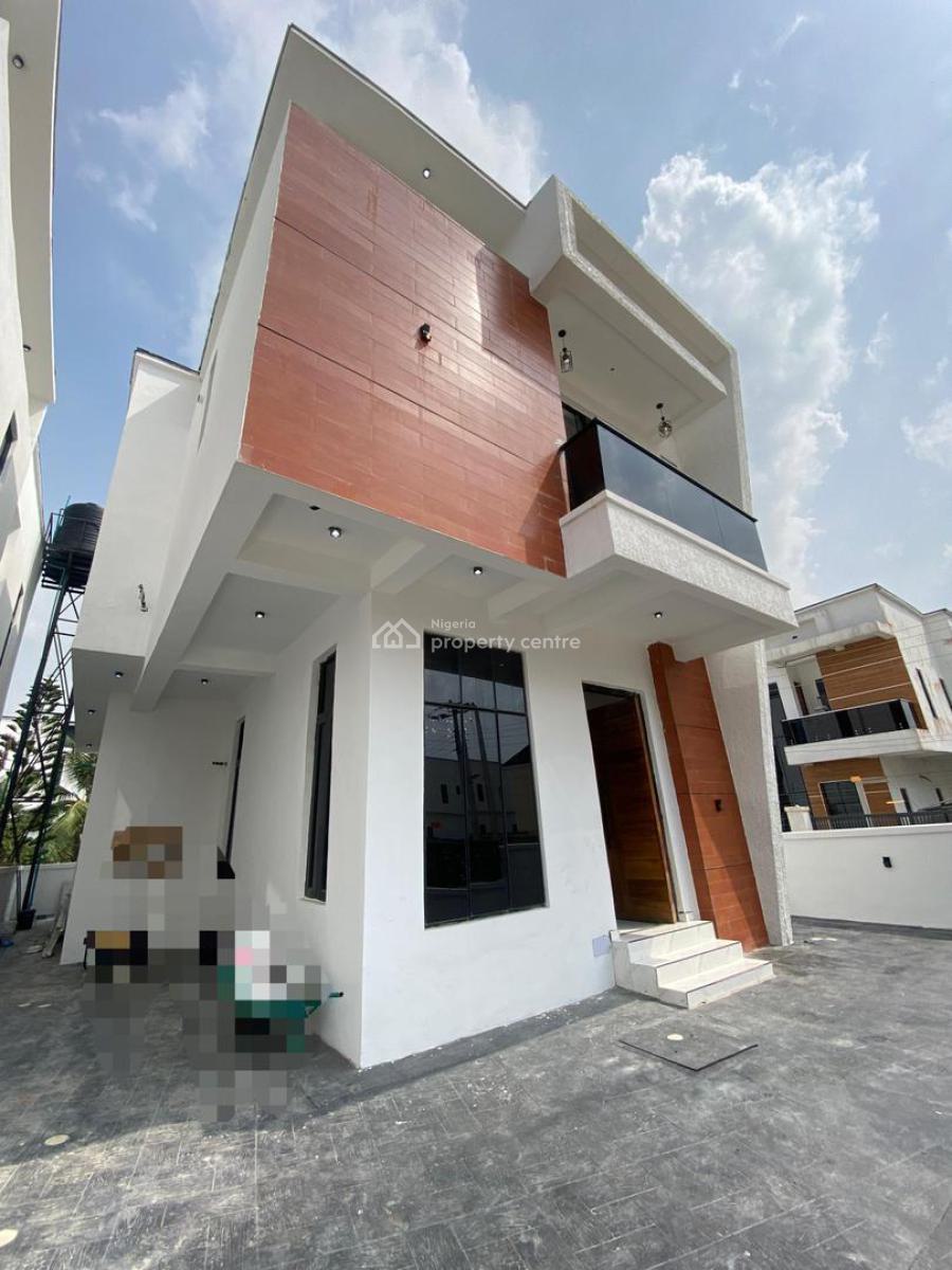 Spacious 4 Bedroom Fully Detached Duplex with Bq  in a Secure Estate, Ajah, Lagos, Detached Duplex for Sale