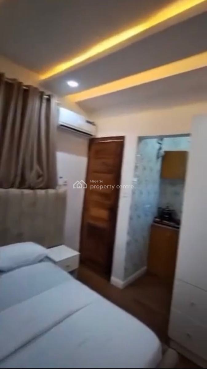 a Fully Furnished Studio Apartment with Rc, Bed, Ac, Wardrobe, Fridge, Morocco, Yaba, Lagos, Self Contain (single Rooms) for Rent