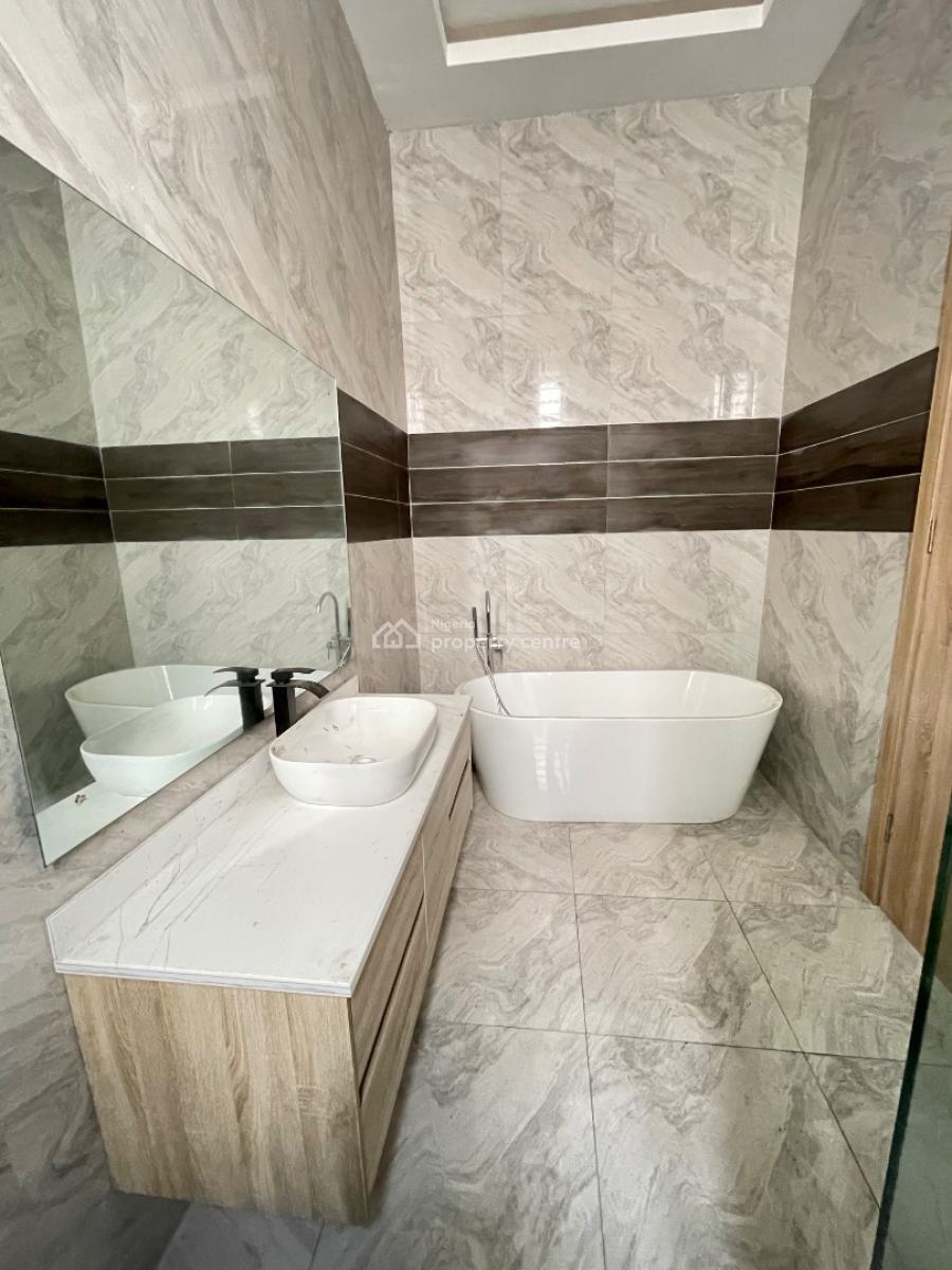 Luxury 4 Bedroom Home with a Bq, Chevron, Lekki, Lagos, Semi-detached Duplex for Rent