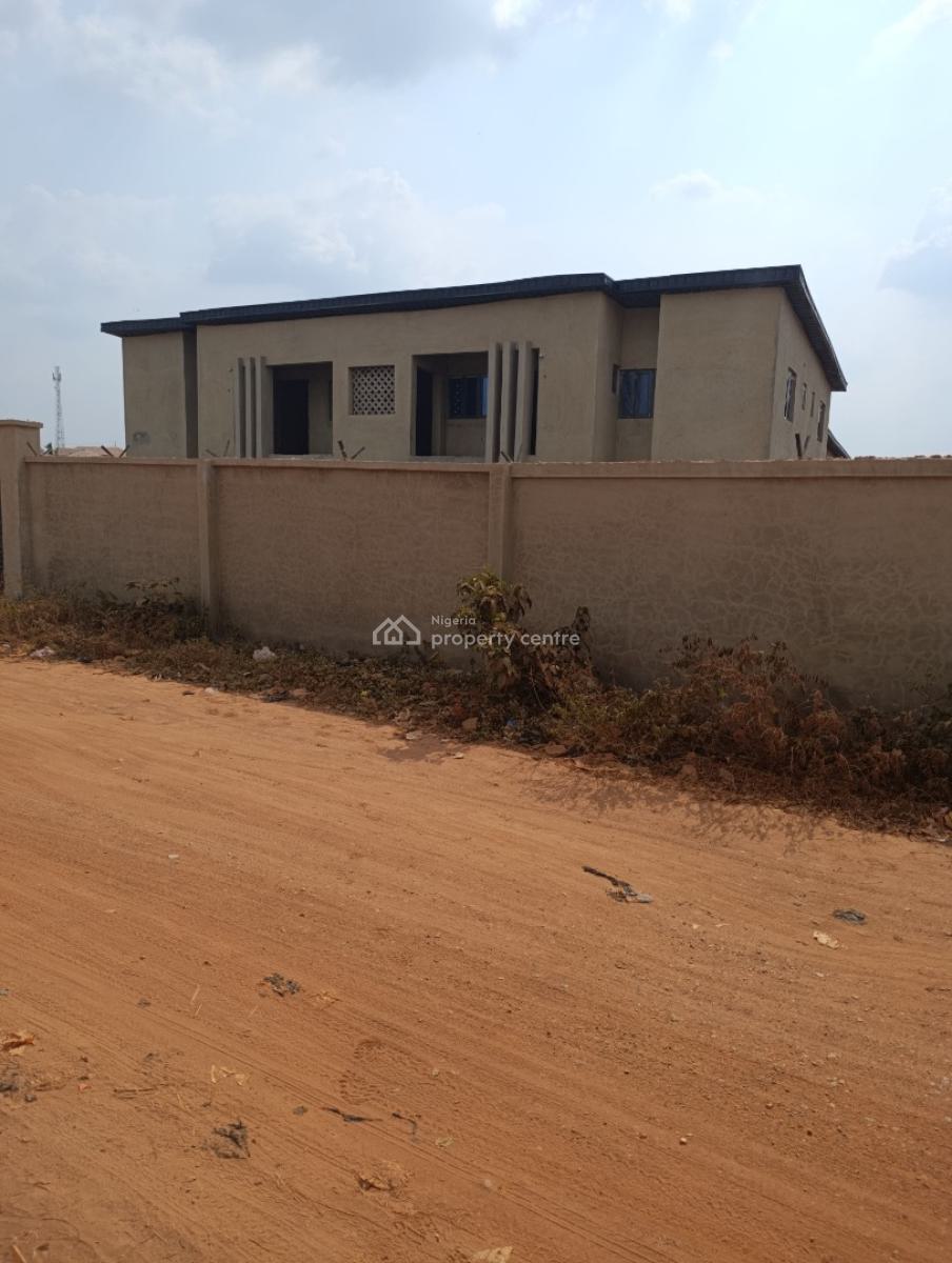 Uncompleted 4 Units of 2 Bedroom Flat on a Plot of Land, Idi Iroko, New Felele, Soka, Challenge, Ibadan, Oyo, Block of Flats for Sale