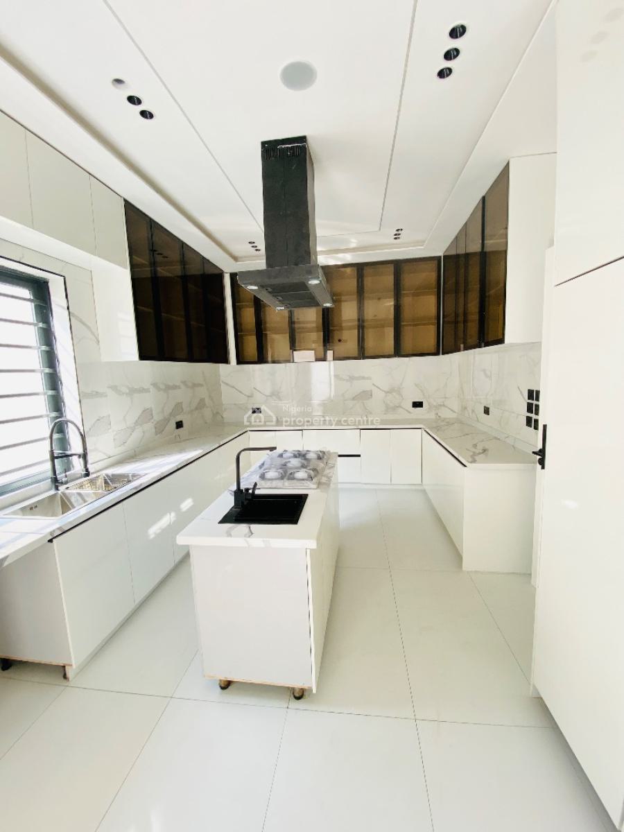 Elegant 6-bedroom Fully Detached Duplex with Bq & Indoor Swimming Pool, Chevron Drive, Lekki, Lagos, Detached Duplex for Sale