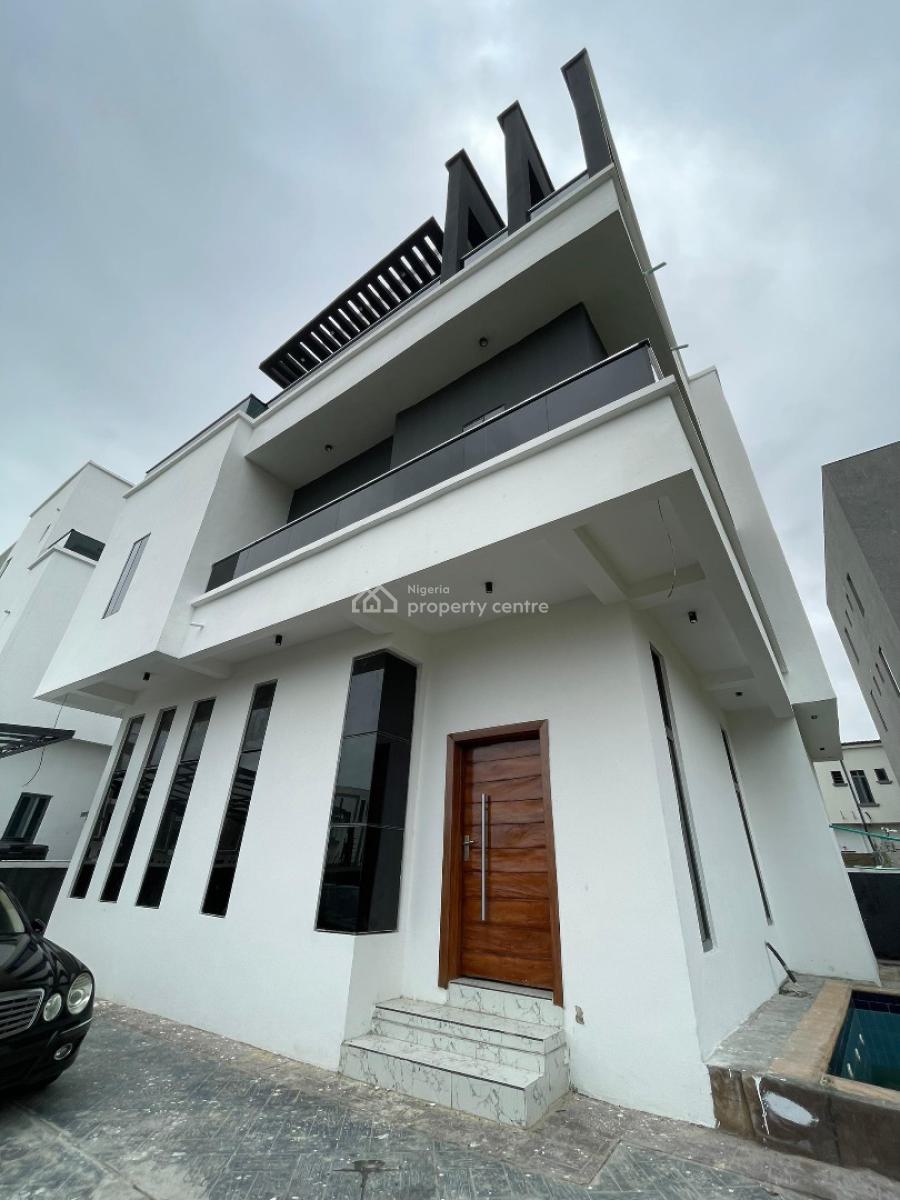 Spacious 5 Bedroom Detaced Duplex with Bq, Pool, Cinema and Open Terrace, Ikate Elegushi, Lekki, Lagos, Detached Duplex for Sale