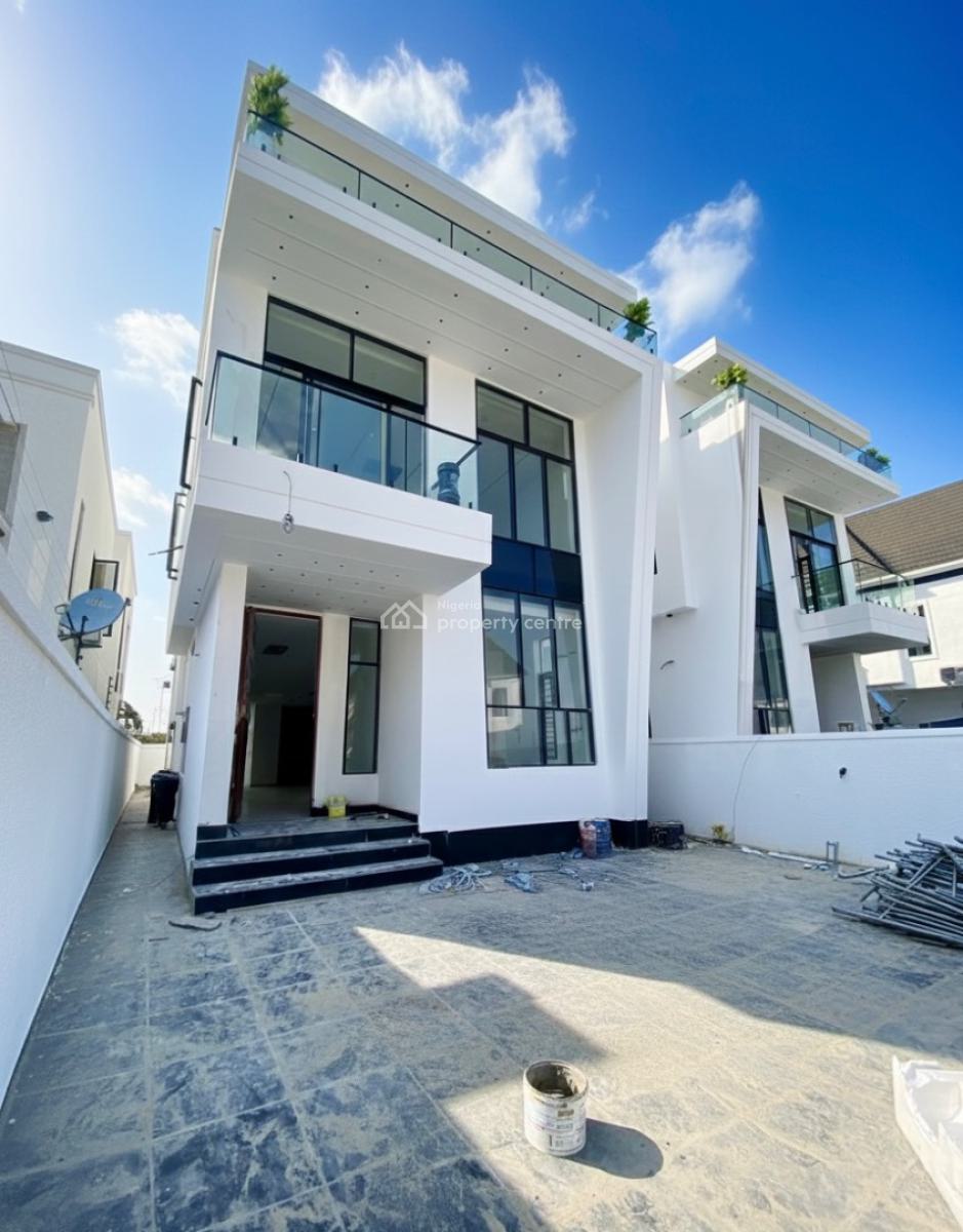 High-value 5-bedroom Fully Detached Duplex with Pool & Bq, Sangotedo, Ajah, Lagos, Detached Duplex for Sale