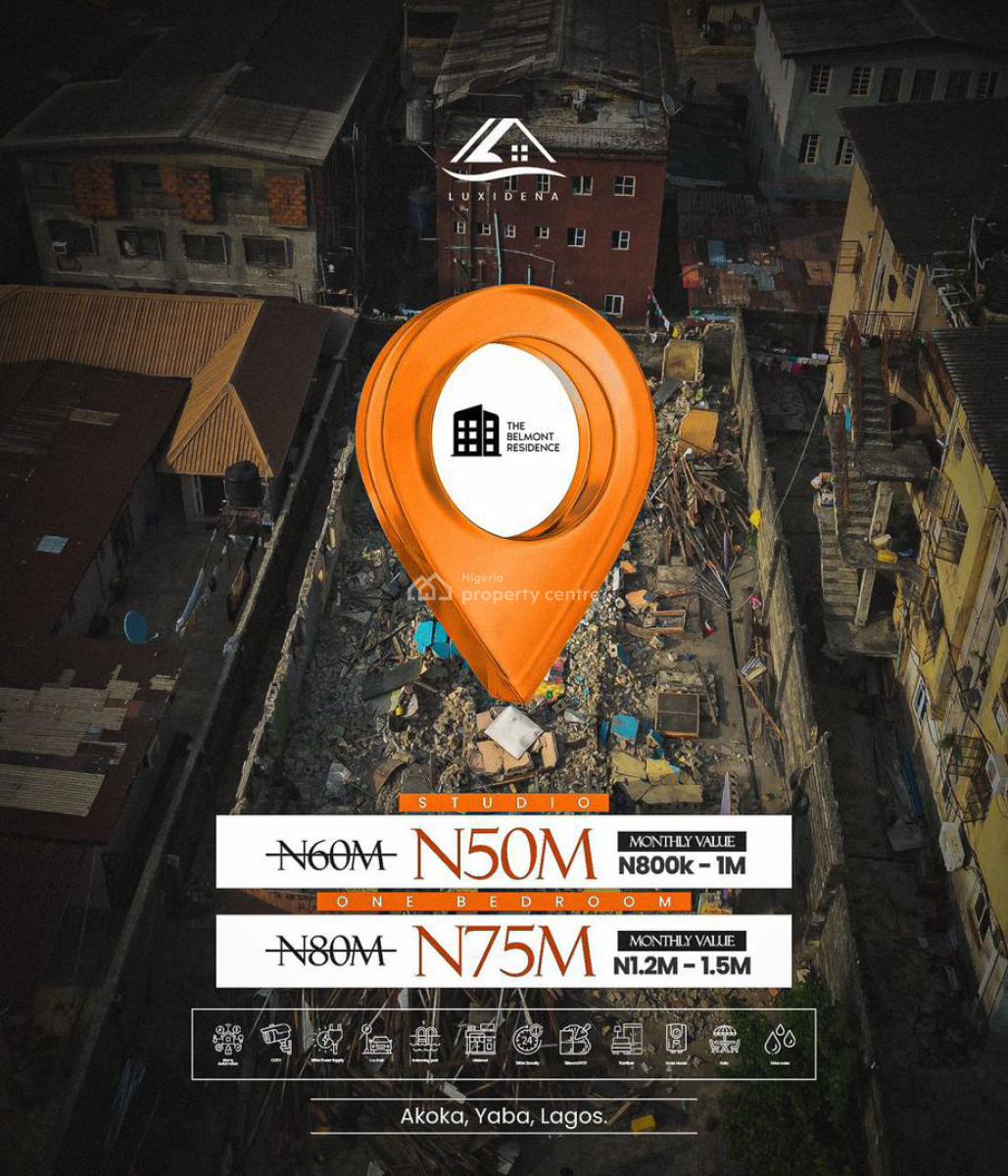 Earn Yearly From a Handsfree Airbnb Apartment on The Mainland, Yaba, Lagos, Flat / Apartment for Sale