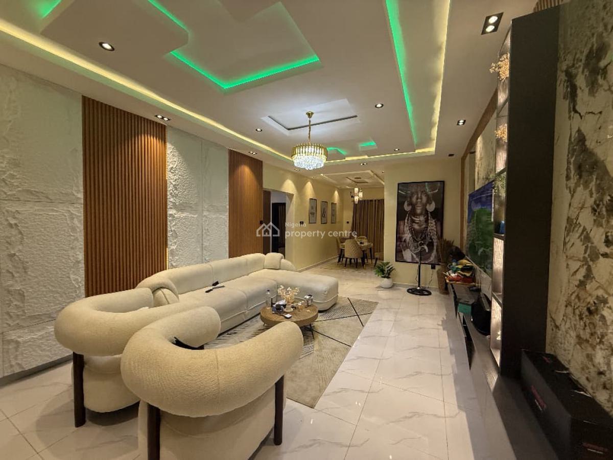 Luxury 2 Bedroom Fully Furnished Apartment, Sangotedo, Ajah, Lagos, Flat / Apartment for Rent