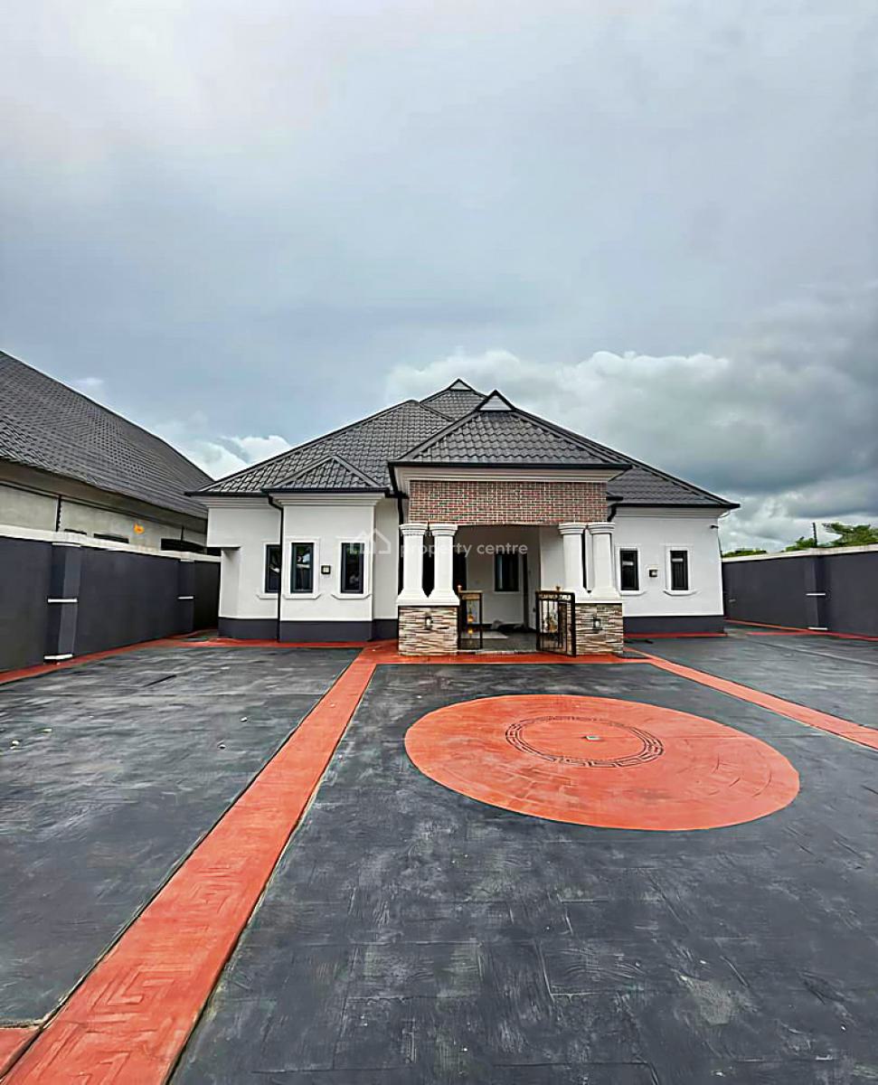 Newly Built 3 Bedroom Bungalow with Shop, Army Range, Eneka, Port Harcourt, Rivers, Detached Bungalow for Sale