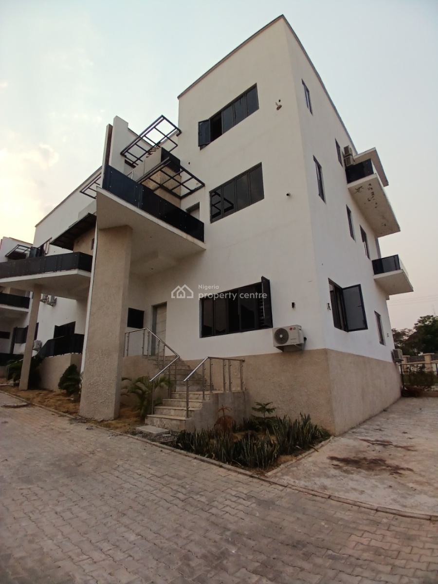 Brand New 4 Bedroom Terrace Duplex with 1 Room Bq, Asokoro District, Abuja, Terraced Duplex for Rent