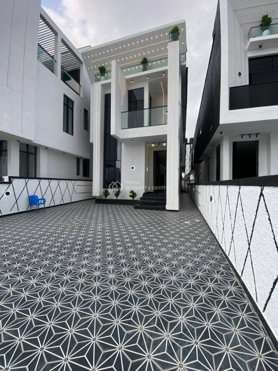 5 Bedroom Detached Duplex with Bq and Pool, Chevron Alternative, Lekki, Lagos, Detached Duplex for Sale