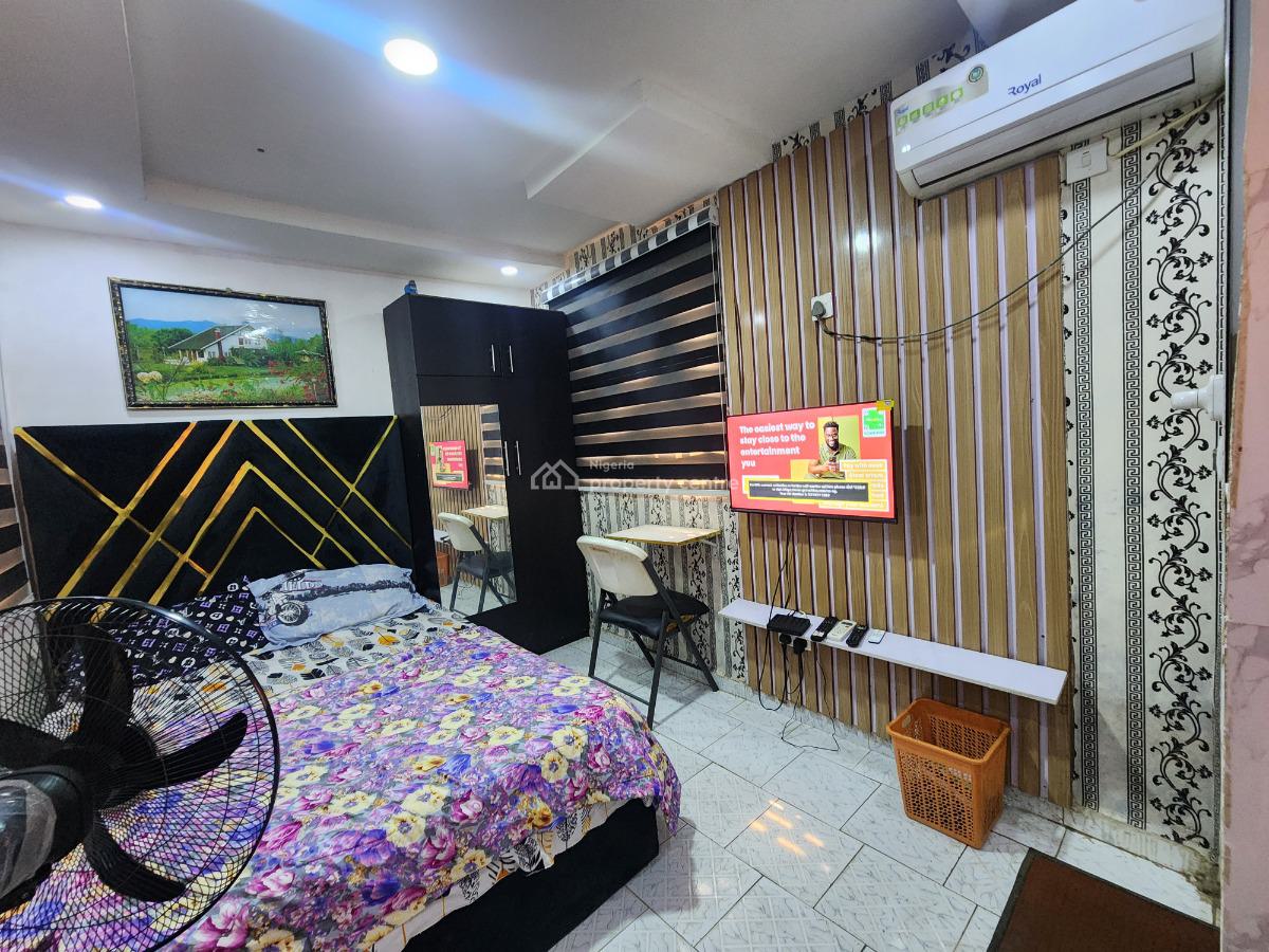 Strategically Located, Fully Furnished, Serviced and Luxury Studio Apt, Yah Wahab Estate Phase Ii, Wuye, Abuja, Self Contain (single Rooms) Short Let