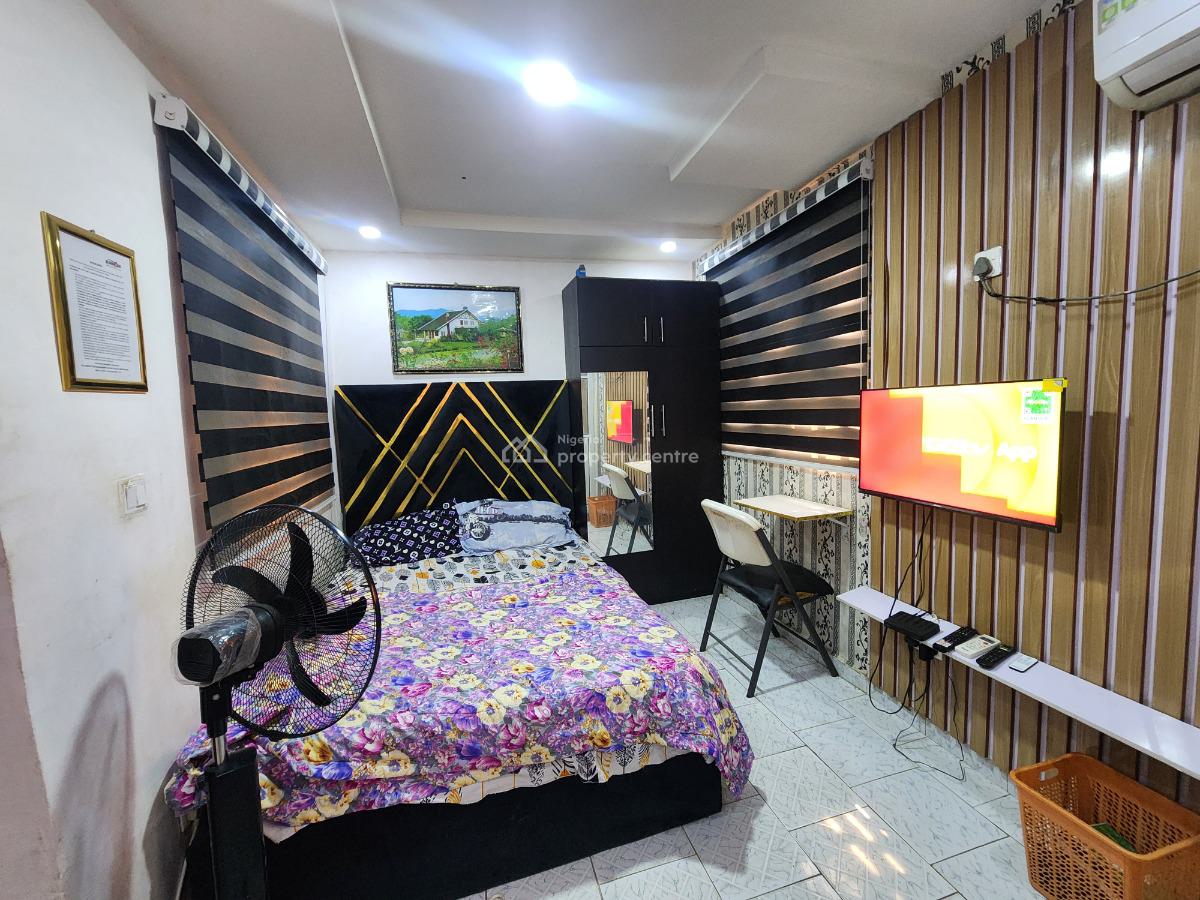 Strategically Located, Fully Furnished, Serviced and Luxury Studio Apt, Yah Wahab Estate Phase Ii, Wuye, Abuja, Self Contain (single Rooms) Short Let