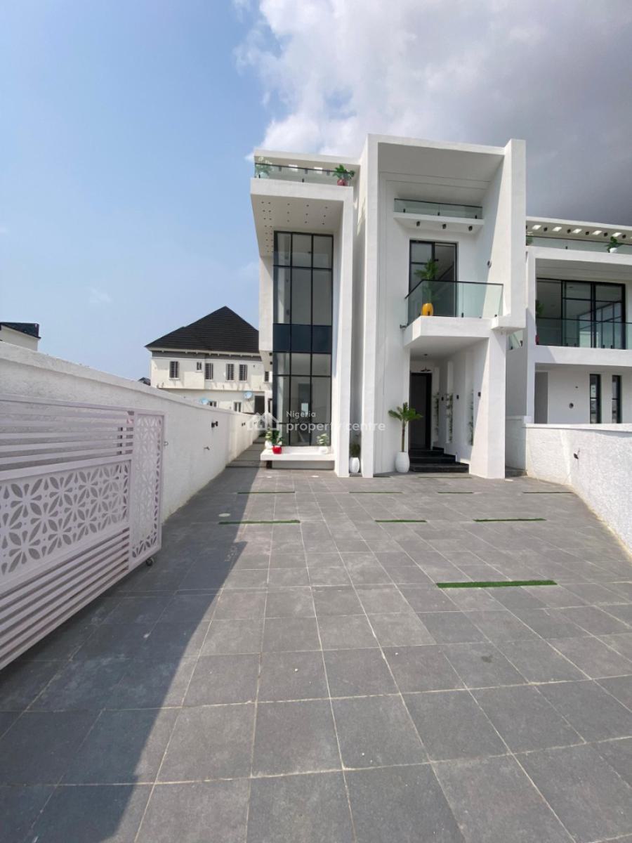 5 Bedroom Detached Duplex with Bq and Pool, Chevron Alternative, Lekki, Lagos, Detached Duplex for Sale