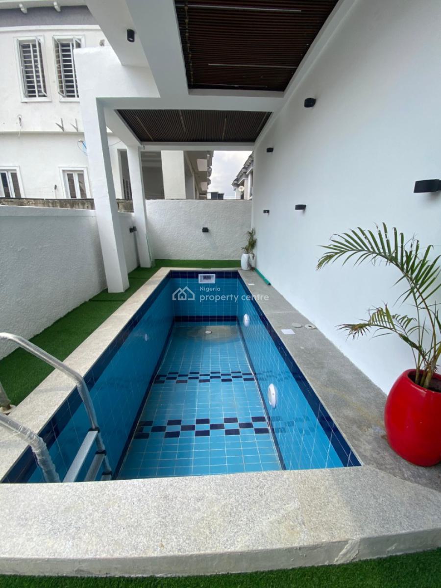 5 Bedroom Detached Duplex with Bq and Pool, Chevron Alternative, Lekki, Lagos, Detached Duplex for Sale