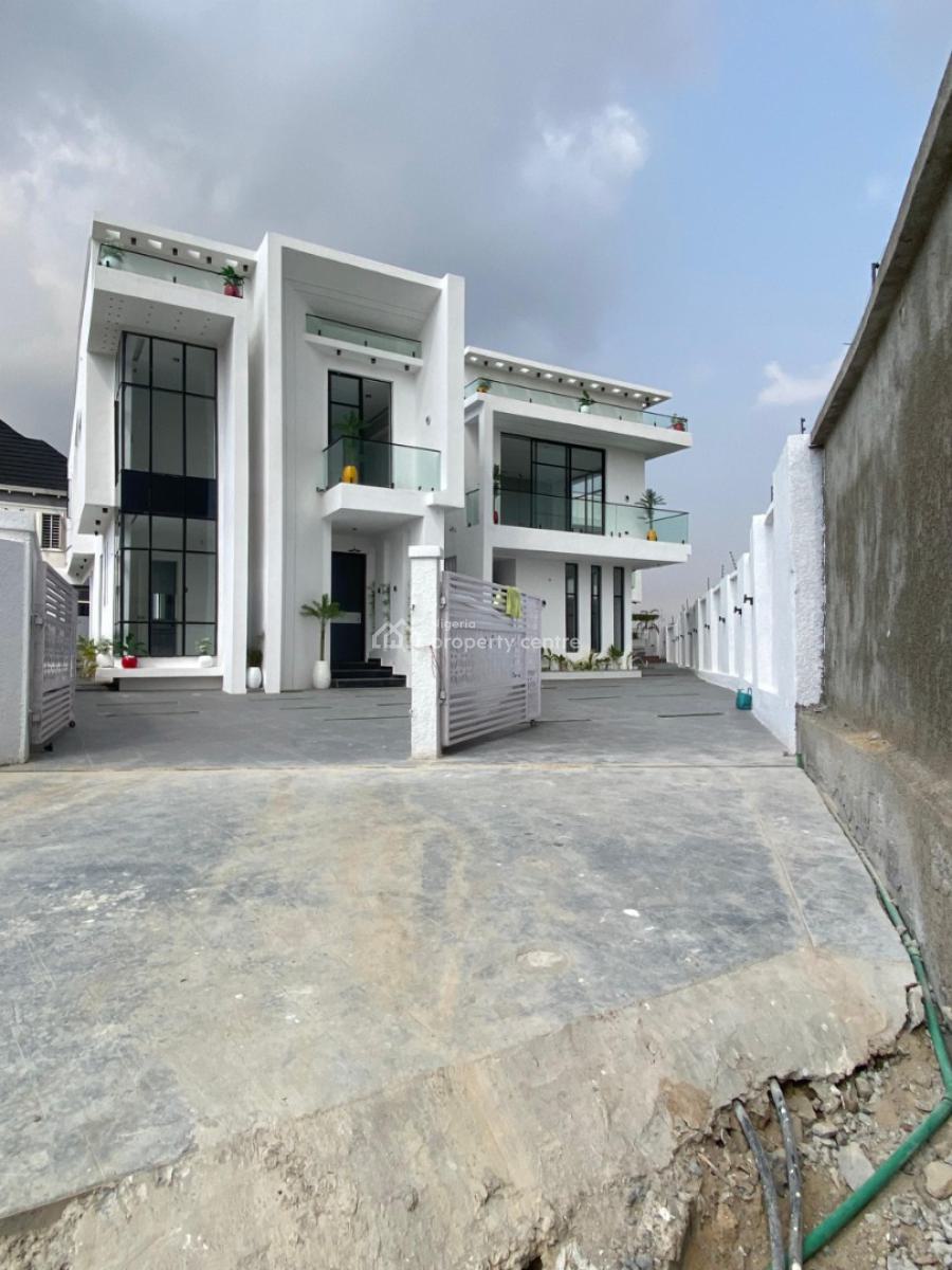 5 Bedroom Detached Duplex with Bq and Pool, Chevron Alternative, Lekki, Lagos, Detached Duplex for Sale