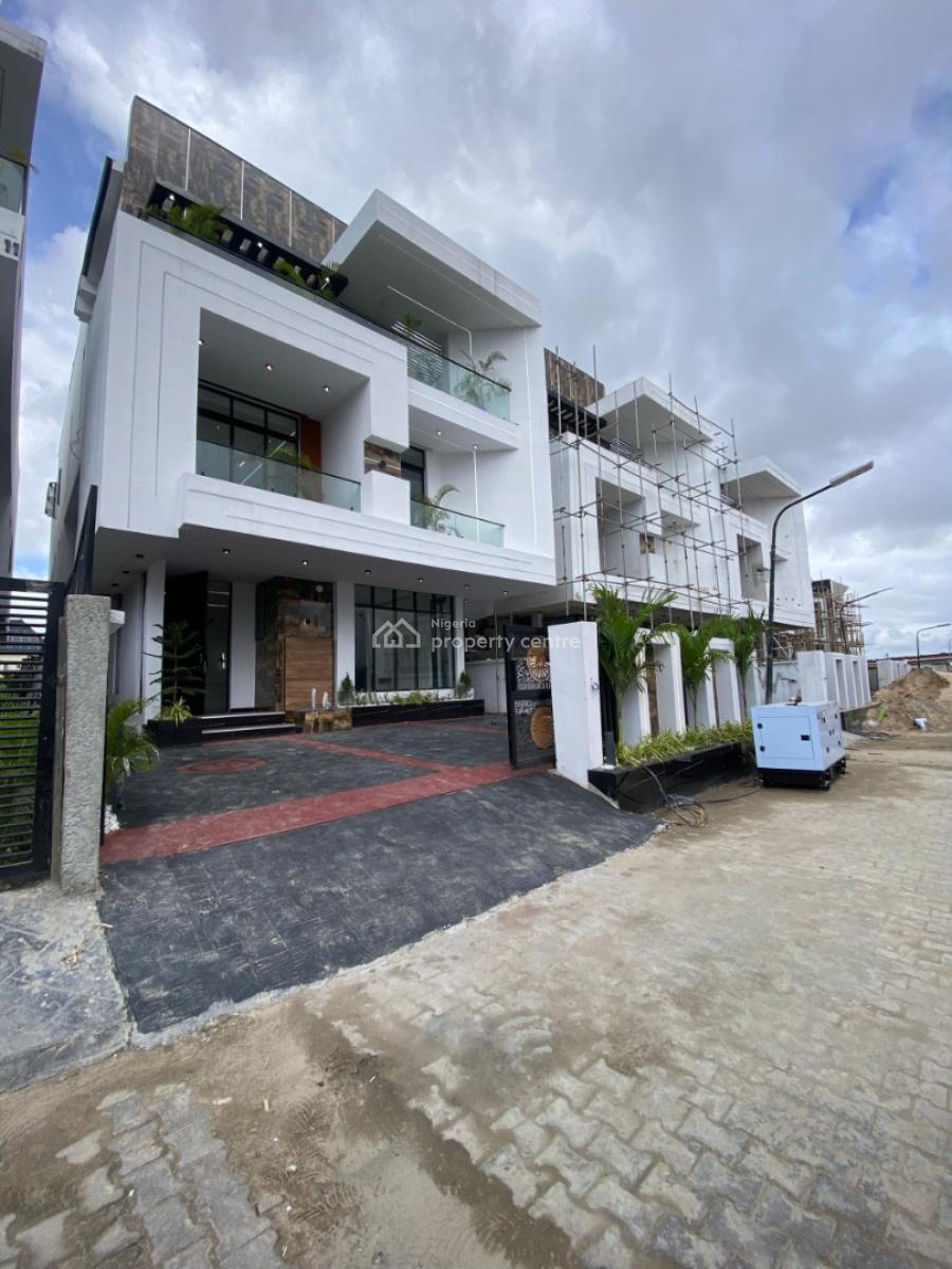 5 Bedroom Detached Duplex with Bq, Pool, Kitchenette and Penthouse, Chevron Alternative, Lekki, Lagos, Detached Duplex for Sale
