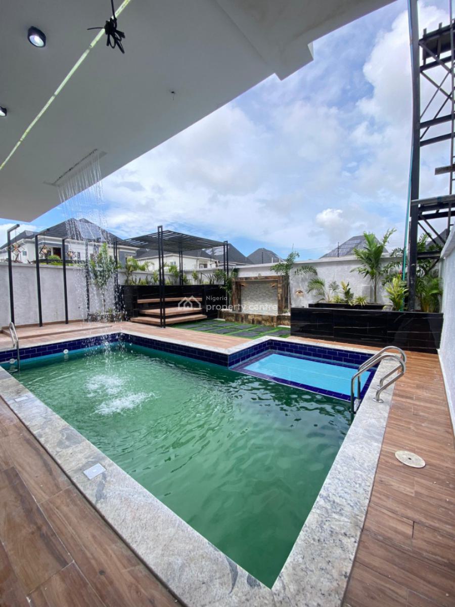 5 Bedroom Detached Duplex with Bq, Pool, Kitchenette and Penthouse, Chevron Alternative, Lekki, Lagos, Detached Duplex for Sale