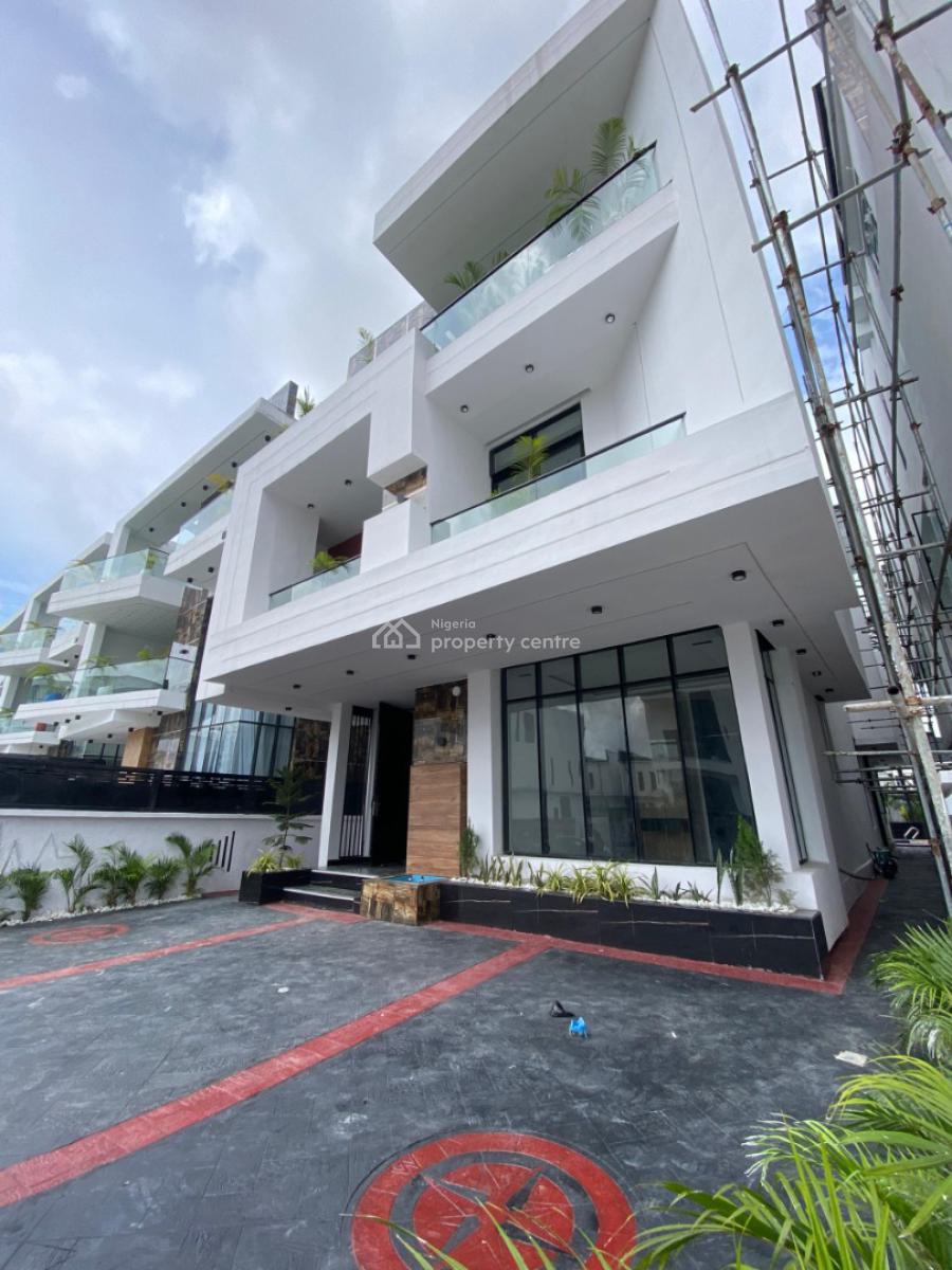 5 Bedroom Detached Duplex with Bq, Pool, Kitchenette and Penthouse, Chevron Alternative, Lekki, Lagos, Detached Duplex for Sale