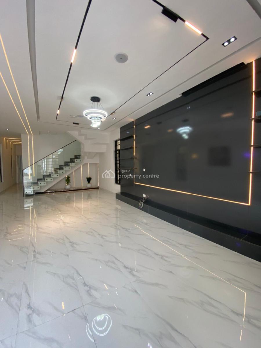 5 Bedroom Detached Duplex with Bq and Pool, Chevron Alternative, Lekki, Lagos, Detached Duplex for Sale