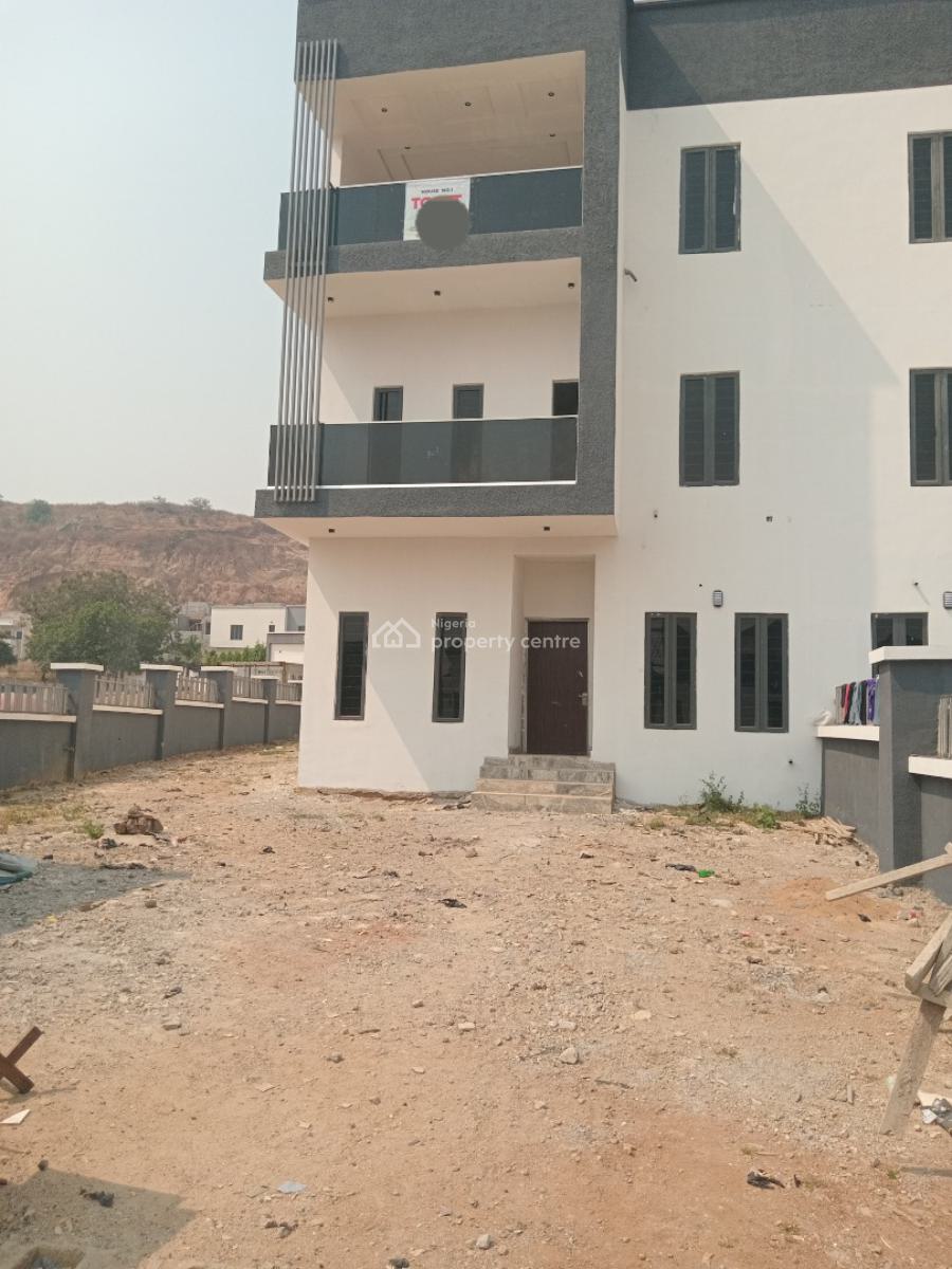 a New Spacious 4-bedroom Semi-detached Duplex + 1bq, Diplomatic Zone, Katampe Extension, Katampe, Abuja, Semi-detached Duplex for Rent