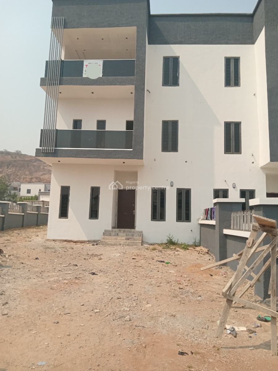 a New Spacious 4-bedroom Semi-detached Duplex + 1bq, Diplomatic Zone, Katampe Extension, Katampe, Abuja, Semi-detached Duplex for Rent