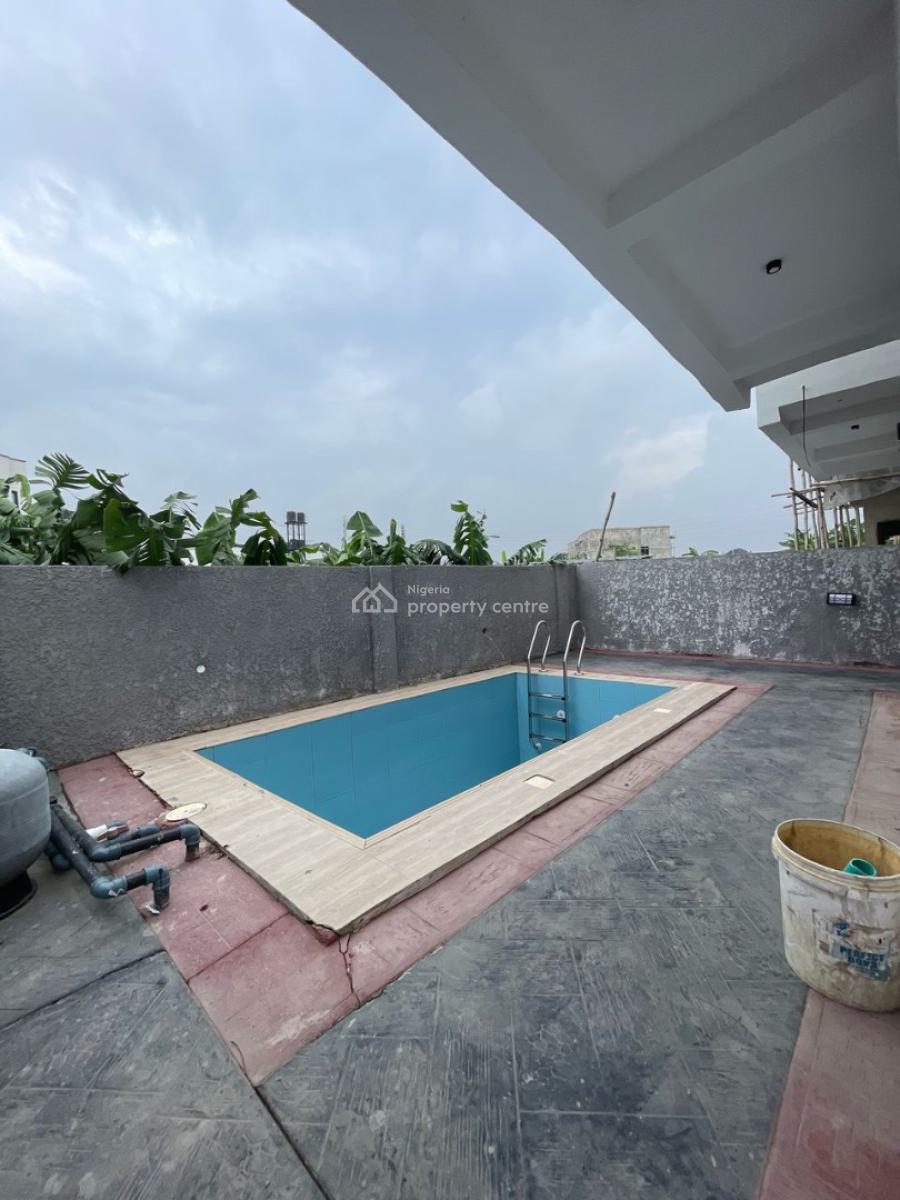 Luxurious 4 Bedroom Fully Detached Duplex with Bq and Swimming Pool, Sangotedo, Ajah, Lagos, Detached Duplex for Sale