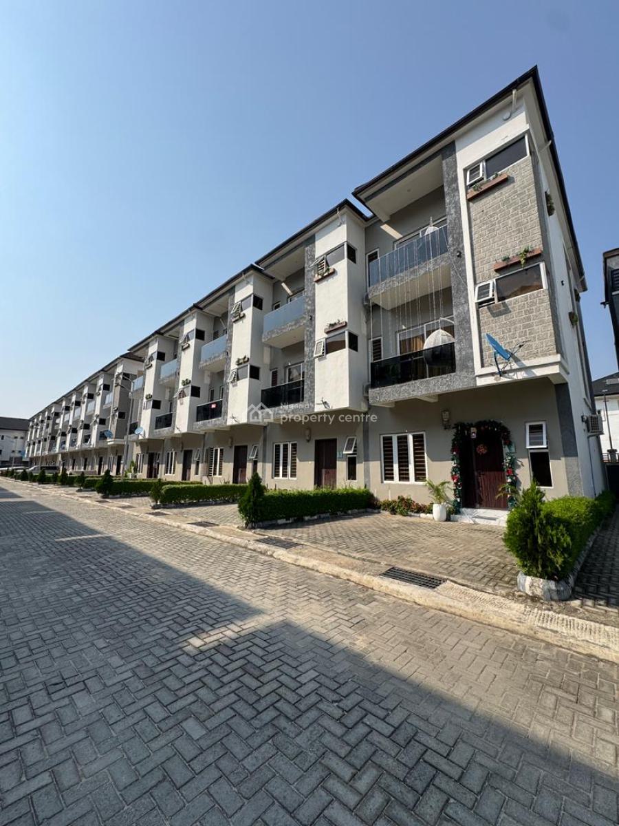 Classy 4 Bedroom Terrace  Duplex with a Bq, Ikate Elegushi, Lekki, Lagos, Terraced Duplex for Sale