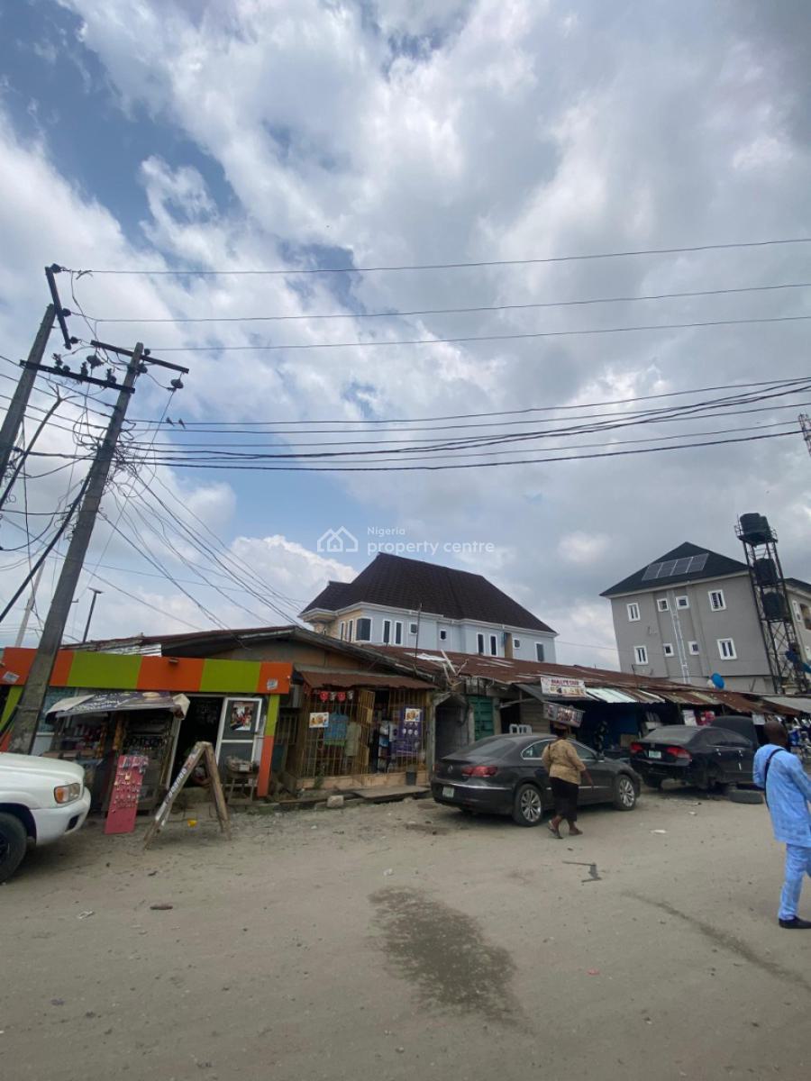 Dilapidated Cornerpiece Bungalow (shops + Residential Units), Off Nnobi Street, Kilo, Surulere, Lagos, Mixed-use Land for Sale