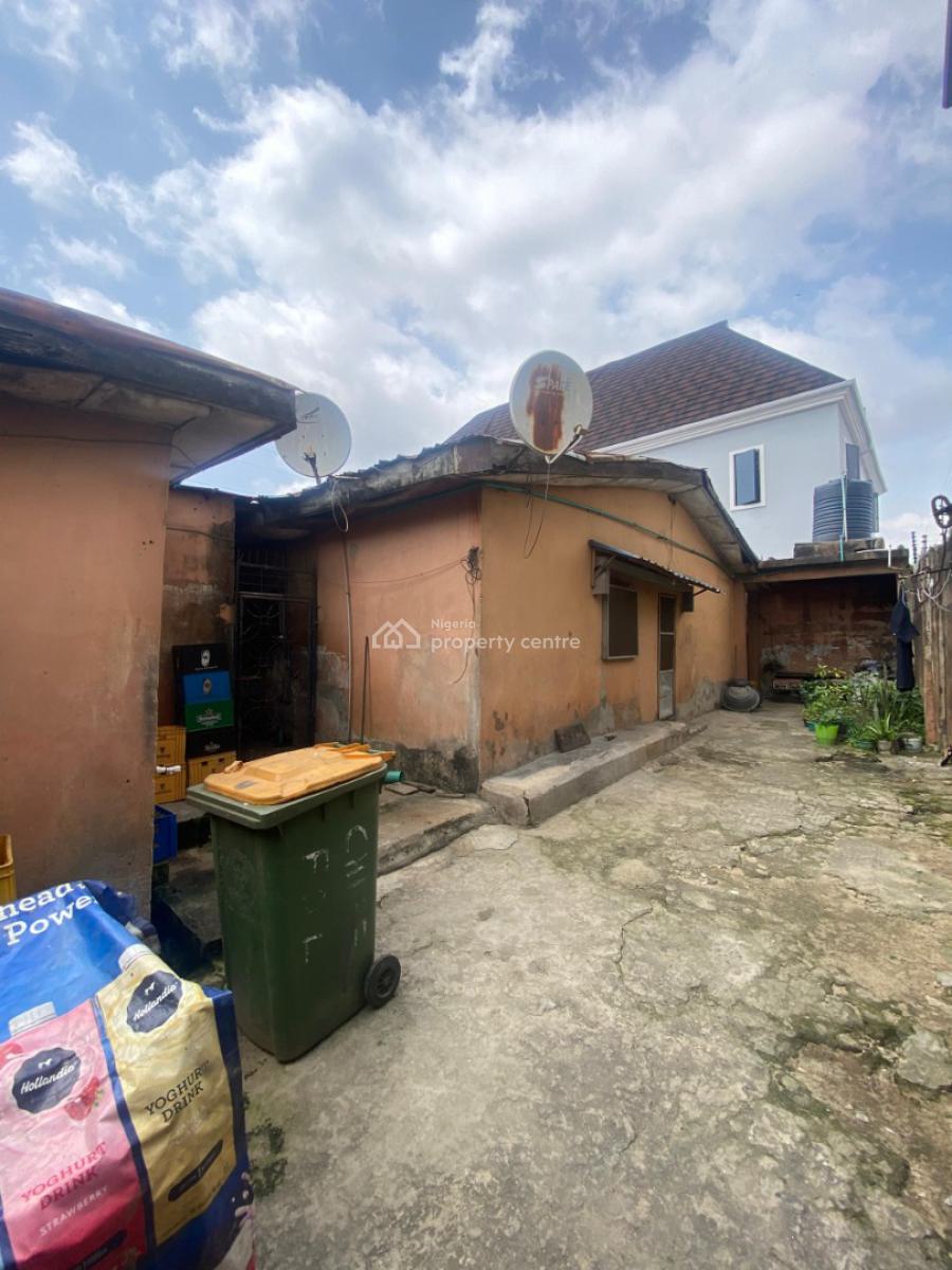 Dilapidated Cornerpiece Bungalow (shops + Residential Units), Off Nnobi Street, Kilo, Surulere, Lagos, Mixed-use Land for Sale