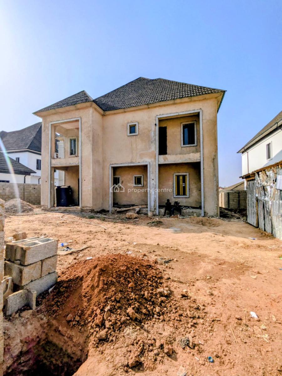 Spacious 5 Bedroom Detached Duplex with Bq, Sunnyvale Estate, Galadimawa, Abuja, Detached Duplex for Sale