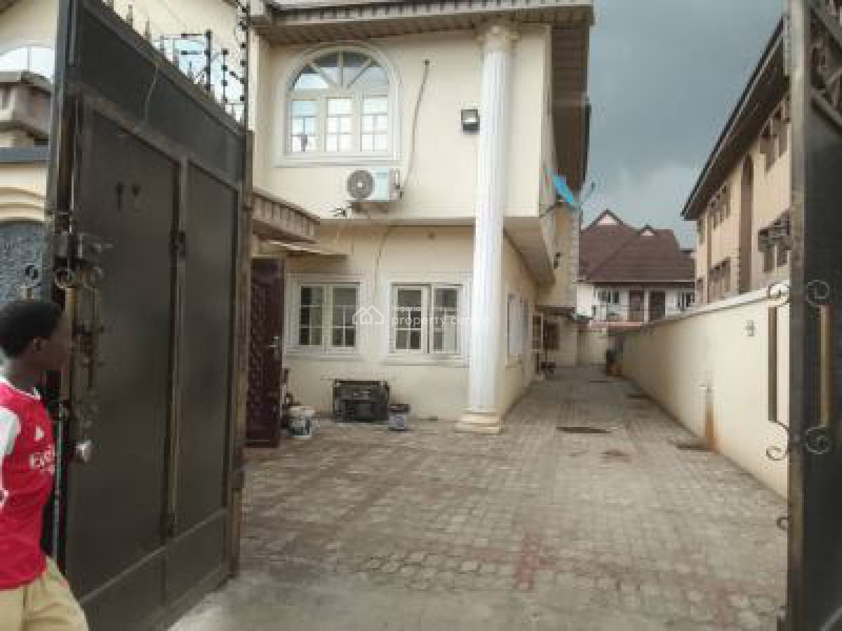 3 Bedroom Terraced Duplex with Self Contained Bq, Ajao Estate Off International Airport Road, Isolo, Lagos, Terraced Duplex for Sale
