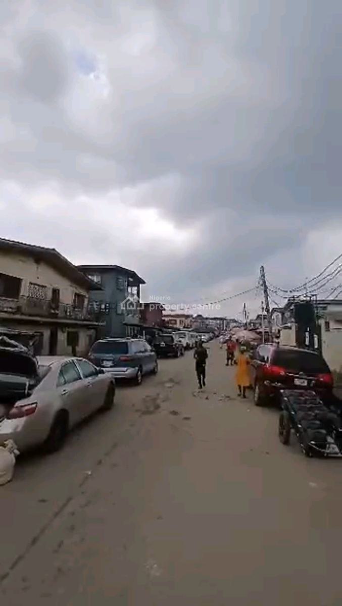 a Dilapidated Storey Building on a Tarred Road, Johnson Street, Pedro, Gbagada, Lagos, Mixed-use Land for Sale