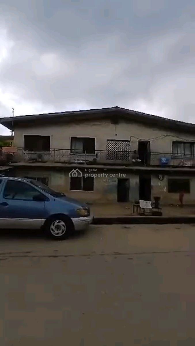 a Dilapidated Storey Building on a Tarred Road, Johnson Street, Pedro, Gbagada, Lagos, Mixed-use Land for Sale