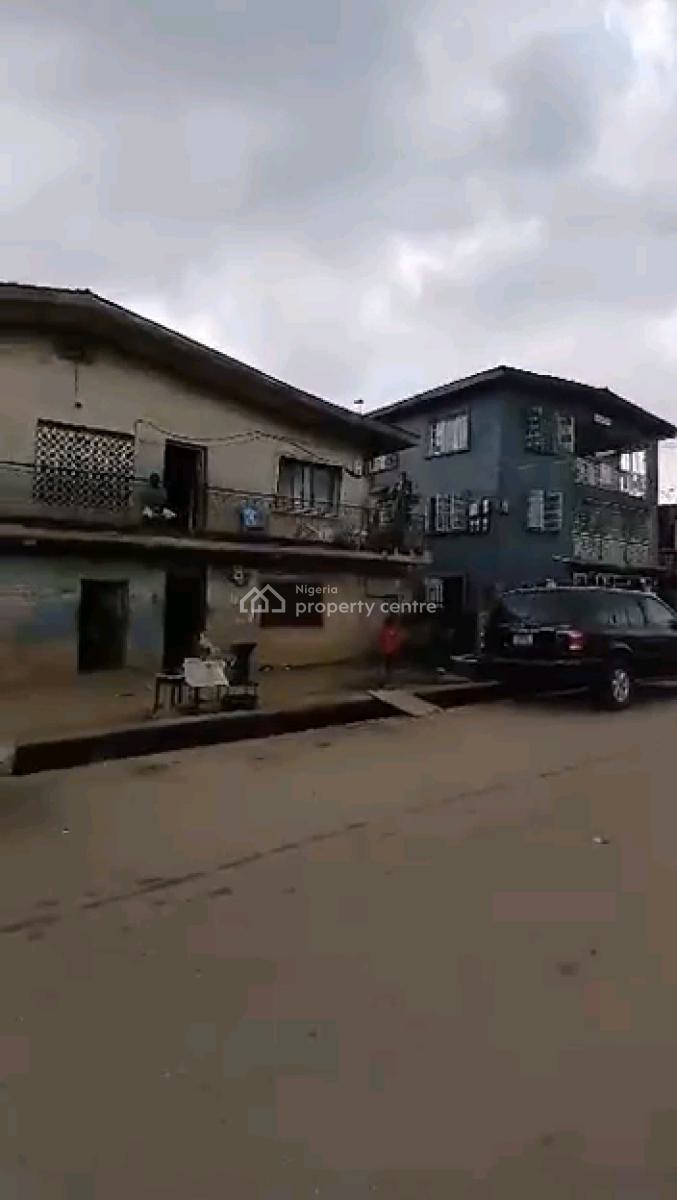 a Dilapidated Storey Building on a Tarred Road, Johnson Street, Pedro, Gbagada, Lagos, Mixed-use Land for Sale