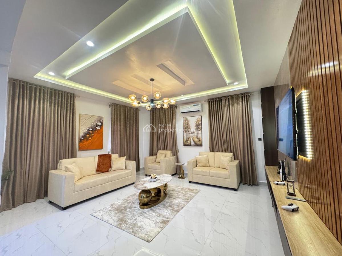 Fully Furnished 5bedroom Duplex with Brand New Items and 30kva Generator, Ikota.. Lekki County, Lekki Phase 2, Lekki, Lagos, Detached Duplex for Rent