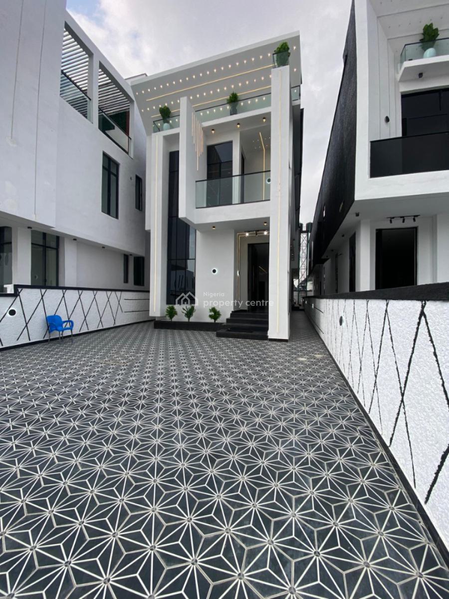 5 Bedroom Fully Detached Duplex with Bq & Swimming Pool, Chevron Alternative, Lekki, Lagos, Detached Duplex for Sale