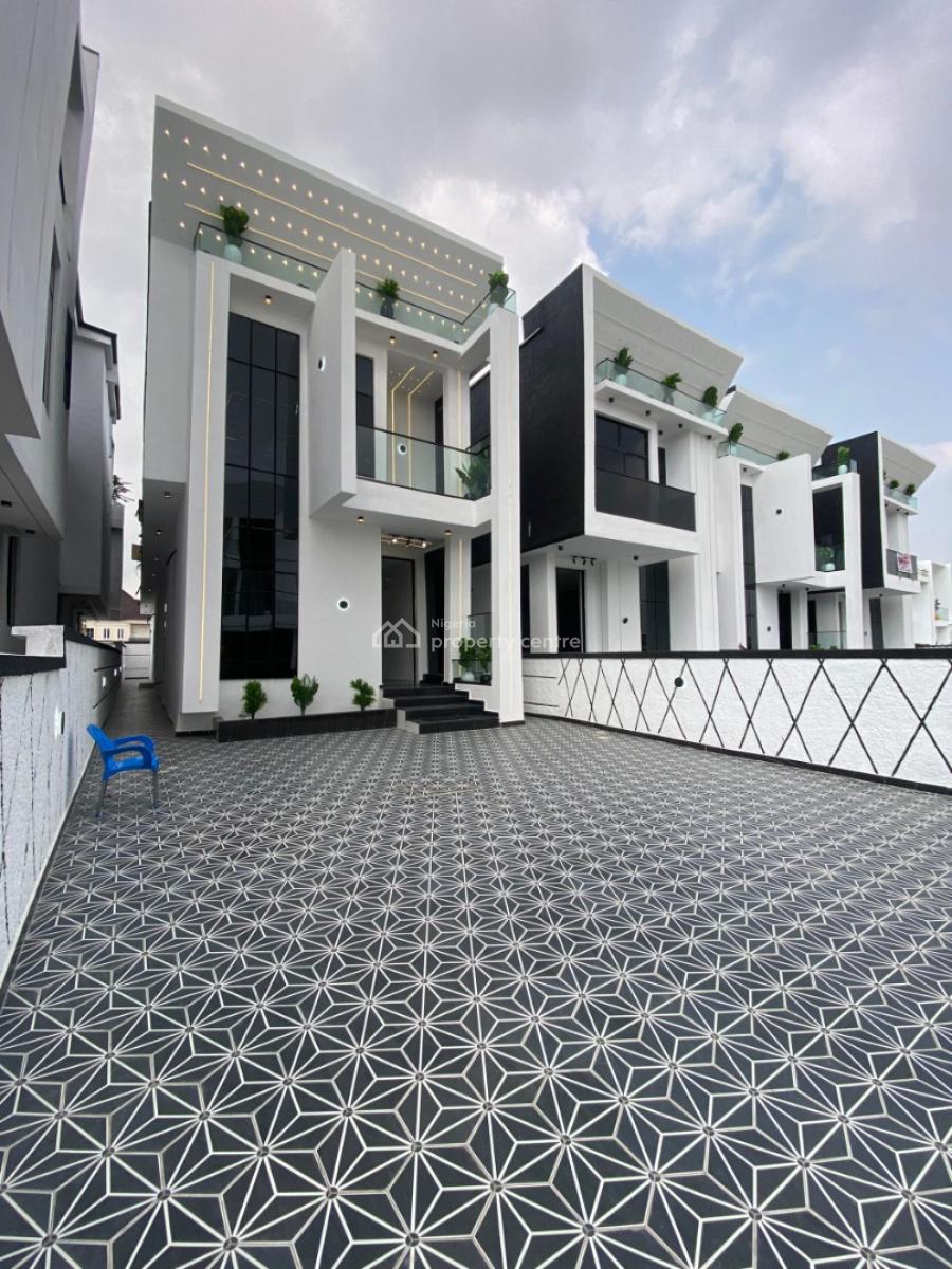 5 Bedroom Fully Detached Duplex with Bq & Swimming Pool, Chevron Alternative, Lekki, Lagos, Detached Duplex for Sale