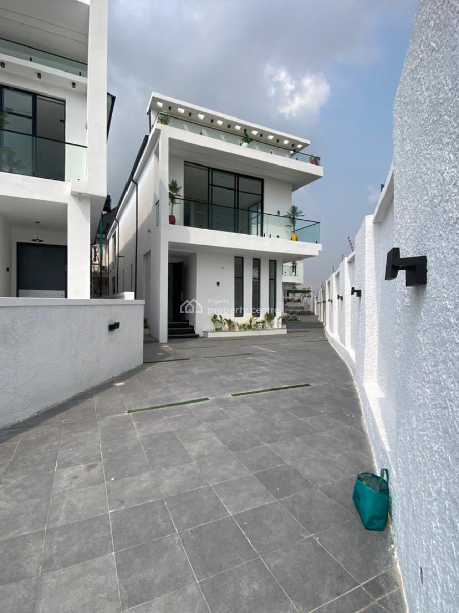 5 Bedroom Fully Detached Duplex with Bq ,cinema,swimming Pool,gym, Chevron Alternative, Lekki, Lagos, Detached Duplex for Sale