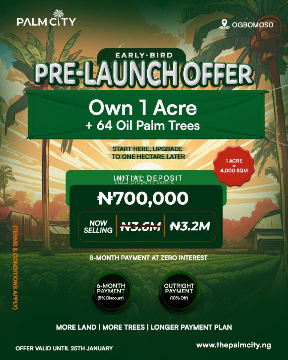 a Rare Opportunity for Forward-thinking Investors, Ogbomosho, Ibadan, Oyo, Residential Land for Sale