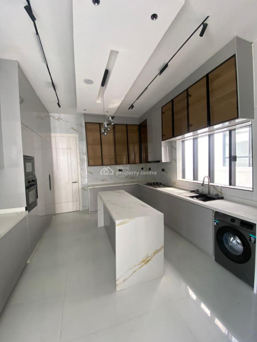 5 Bedroom Fully Detached Duplex with Bq & Swimming Pool, Chevron Alternative, Lekki, Lagos, Detached Duplex for Sale