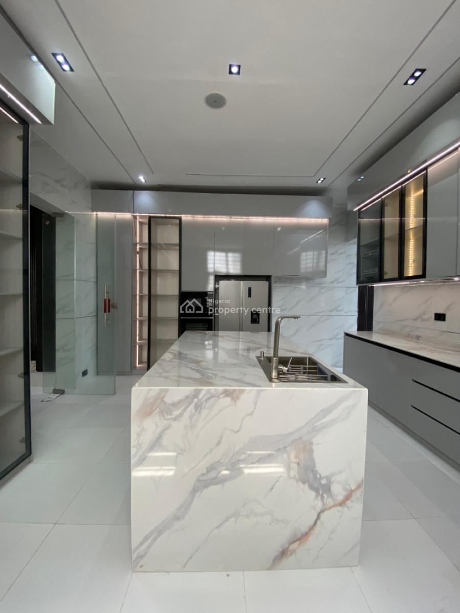 5 Bedroom Fully Detached Duplex with Bq, Penthouse, Gym Space & Swimming Pool, Chevron Alternative, Lekki, Lagos, Detached Duplex for Sale