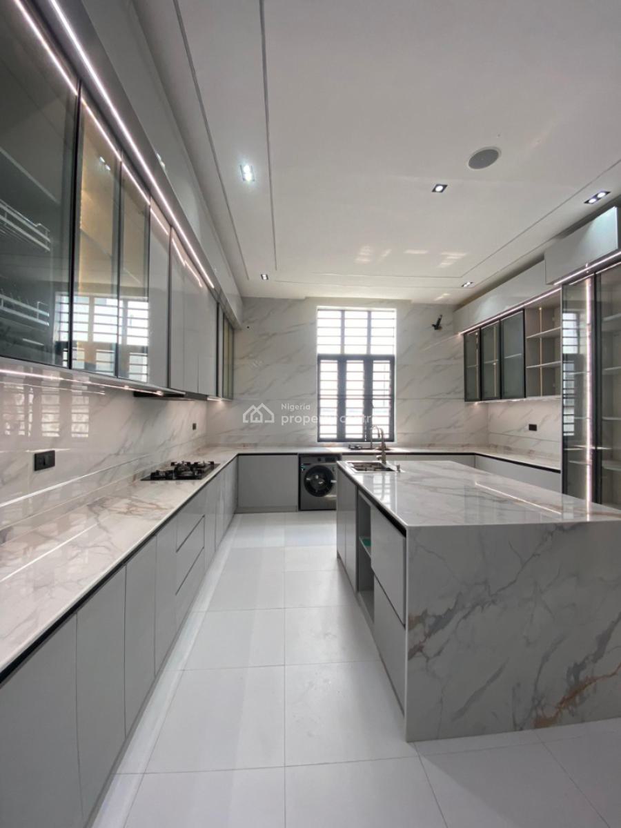 5 Bedroom Fully Detached Duplex with Bq, Penthouse, Gym Space & Swimming Pool, Chevron Alternative, Lekki, Lagos, Detached Duplex for Sale