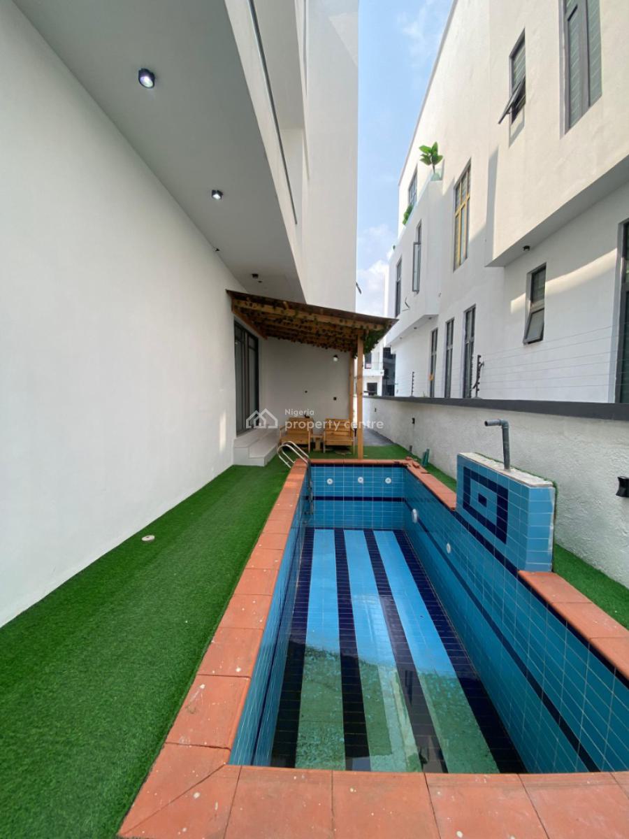 5 Bedroom Fully Detached Duplex with Bq, Penthouse, Gym Space & Swimming Pool, Chevron Alternative, Lekki, Lagos, Detached Duplex for Sale