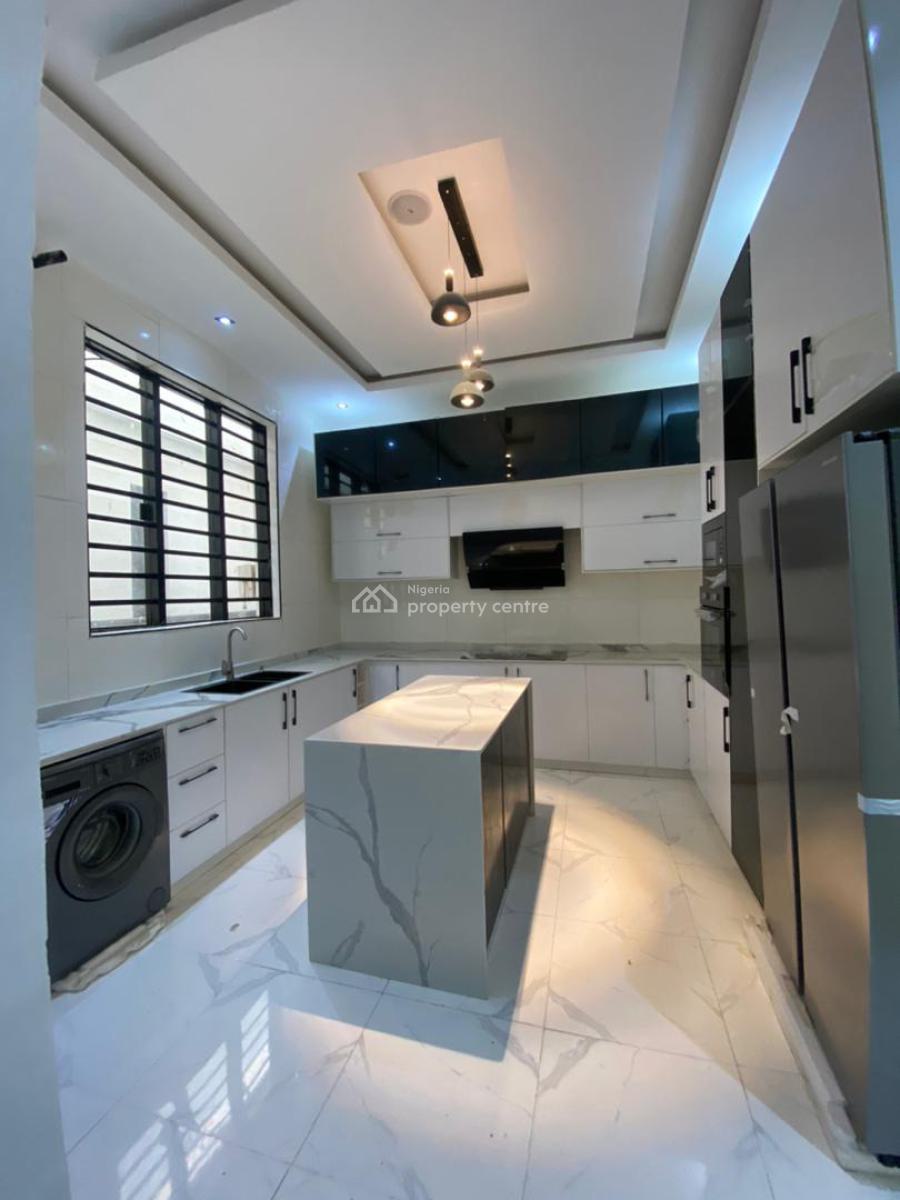 5 Bedroom Fully Detached Duplex with Bq & Swimming Pool, Chevron Alternative, Lekki, Lagos, Detached Duplex for Sale
