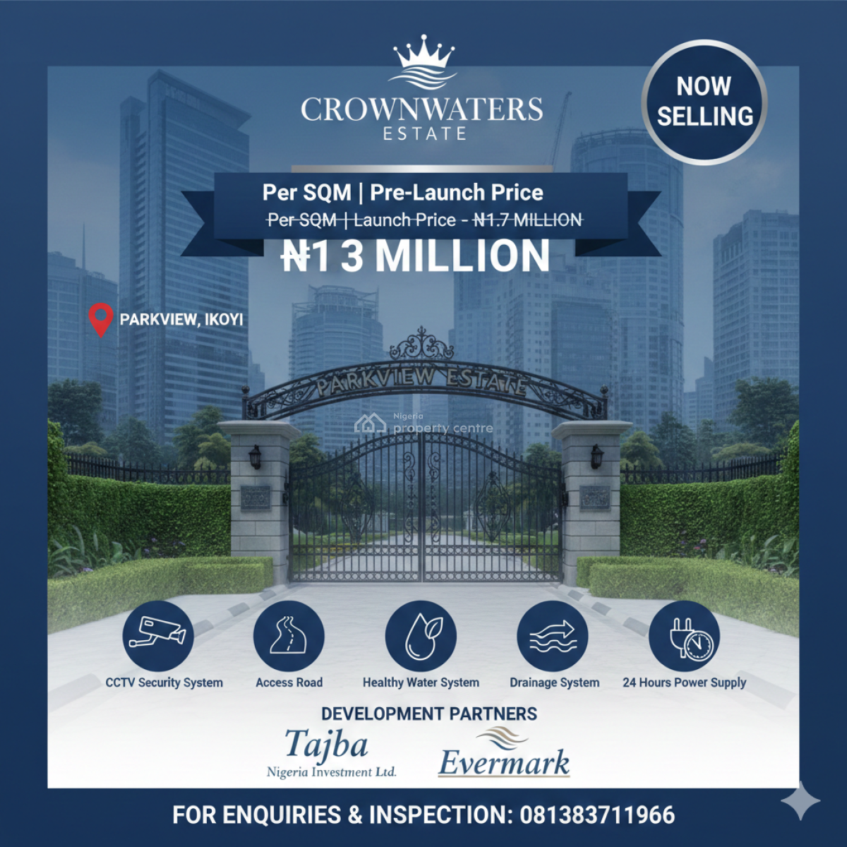 your Exclusive Luxury Escape Awaits, Suits for Investment, Parkview, Ikoyi, Lagos, Residential Land for Sale