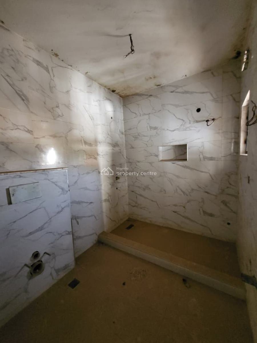 Nicely Built 4 Bedroom Terrace Duplex + Bq (semi Finished), Guzape District, Abuja, Terraced Duplex for Sale