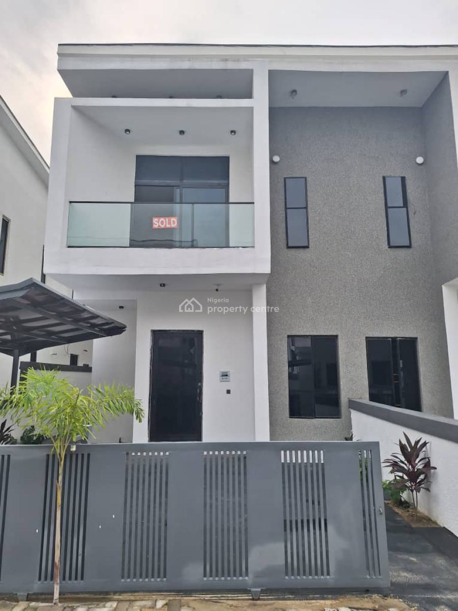 4 Bedroom Semi Detached Duplex with Bq, Orchid Road, Lekki, Lagos, Semi-detached Duplex for Rent