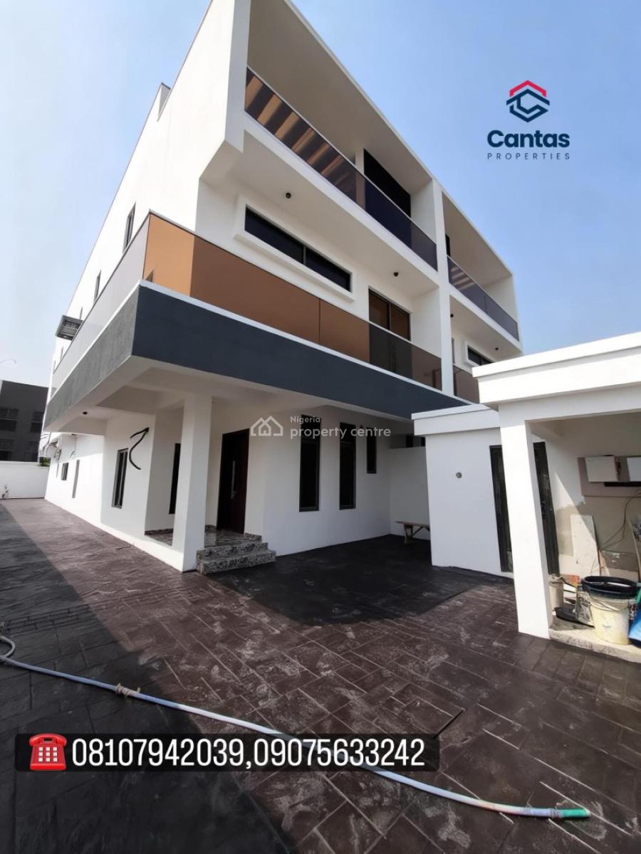5 Bed Semi-detached Duplex + Bq, Lekki Phase 1, Lekki, Lagos, Semi-detached Duplex for Rent