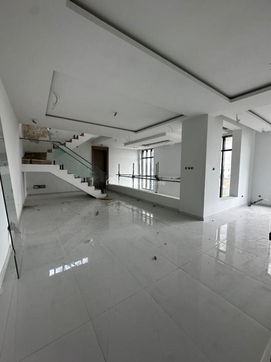 Stunning Newly Built Waterview 5 Bedroom Semi-detached Duplex with Bq., Osapa, Lekki, Lagos, Semi-detached Duplex for Sale