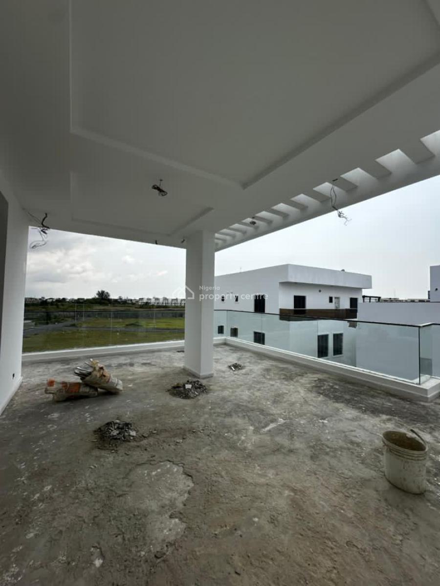 Stunning Newly Built Waterview 5 Bedroom Semi-detached Duplex with Bq., Osapa, Lekki, Lagos, Semi-detached Duplex for Sale