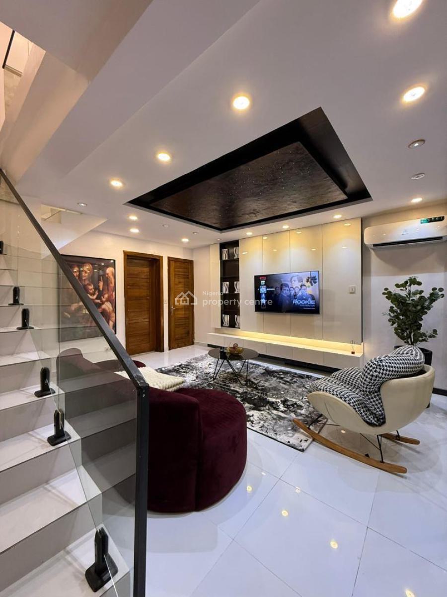 Deluxe 2 Bedroom Terraced Duplex with Pool, Gym and Ps5, Ikate, Lekki, Lagos, Detached Duplex Short Let